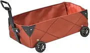 YARNOW The Car Foldable Travel Bag Foldable Trolley on Wheels Carts Oxford Cloth
