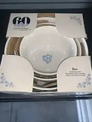 CorningWare Bakeware Cornflower Blue 60th Anniversary Nesting Bowls 3 Piece Set