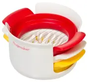 by Progressive Compact Egg Slicer,white, red and yellow