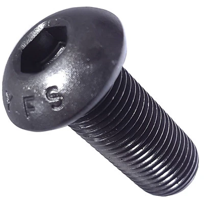 5/16-24 x 1-1/2" Button Head Socket Cap Screws Black Oxide Alloy Steel Qty 100