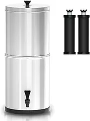 RAYWE Gravity Water Filter System Water Filtration Bucket for Home Outdoor Camping Hiking Emergency Preparedness