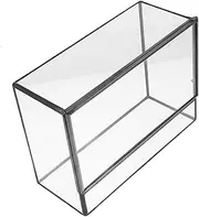 PHENOFICE Box Eco Desktop Landscaping Tank Plant Terrarium Plant Holder Decorative Glass Container Terrarium Glass Containers Holder Bottle Table Adornment Tin