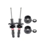 Front KYB Shock Absorbers Strut Mount Kit for Volkswagen Polo 6R Hatchback 10-14