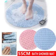 Bath Shower Mat Soft Quick-drying 55cm Large Non Slip Rubber Sucker Bathtub