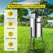 Electric Honey Extractor: Stainless Steel, 2 Frame, 38 cm Barrel, 18 kg Weight