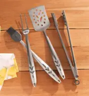 Princess House® Barbecue 4-Pc. Grilling Tool Set 5860 NEW IN BOX $179.95