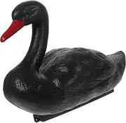LIFKOME Artificial Swan Mini Toys Mini Animals Miniture Ducks Resin Swan Sculpture Swan Model Garden Swan Bird Garden Decorative Swan Pond Swan Decor Swan Decorations Buoy Pet