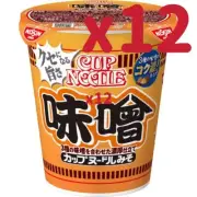 NISSIN CUP NOODLE Miso 82G [Set of 12pcs]