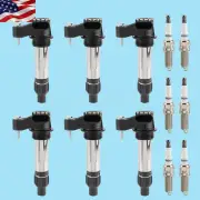 6X Ignition Coil &Spark Plug For GMC Acadia Canyon Terrain Saturn Outlook Vue V6 (for: Saab)