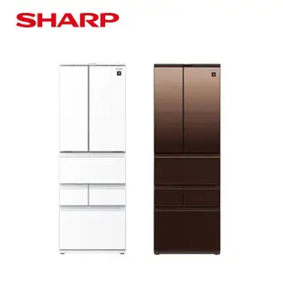 SHARP夏普 SJ-GK51AT (領卷再折)504公升 六門對開AIoT智慧冰箱