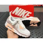 爆款NIKE AIR MAX 90“WASHED CORAL” 白粉 運動鞋 休閒鞋 慢跑鞋 女CT1030-101