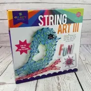 Craft-tastic DIY String Art Kit for Kids Bird Series 3 Projects