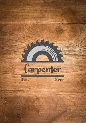 Best Carpenter Ever: Woodworking Notebook College Ruled Line Paper 7x10 110 Pages