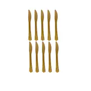 ANYPARTY Disposable Culinary Cutting Tool 10Pcs Rose Gold Latex Tableware