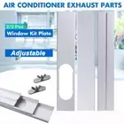 2/3PCS Portable Air Conditioner Window Slide Kit Plate Adjustable + Screws
