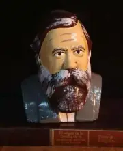 Handmade FRIEDRICH ENGELS BUST Statue Russian Figure Communist Sculpture Soviet