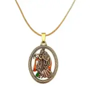 Radha Krishna Pendant For Men & Women Religious Lord Radha Krishna Pendant - F/S