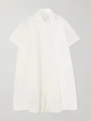 [Sacai] Sacai - Paneled Poplin Shirt - White - 2 2 White