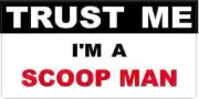 3 - Scoop Man Trust Me Tool Box Hard Hat Helmet Sticker H490