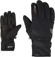 [Ziener] Karoi Women's Ski Gloves/Winter Sports | Primaloft, Windproof, Very Warm, Black, Rose Metallic, 7