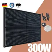 300W Mono Solar Panel 12V 300 Watt Home Battery Charging Power Caravan Camping