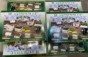 18 Bachmann VTG Hard Plastic Green Autumn Trees Plasticville for Model Trains