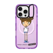 iPhone 16 Pro Impact Ring Stand Case MagSafe Compatible Self Portrait by Matthew Langille