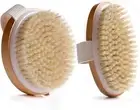 2-Pack Body Brush, Dry Wet Body Scrub Brush Set for Women Men Cleansing Exfoliat