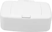 PRETYZOOM Household Wipes Dispenser Box with Lid Wipe Holder for Living Nursery Travel One Handed Operation Lightweight Convenient Storage