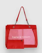 [Belle & Bloom] Wild Lover Tote Bag - Red