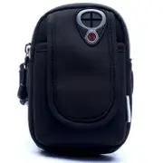 Outdoor Sports Wrist Arm Bag Arm Bag Phone Pouch Breathable Shockproof BLACK COLOR