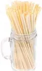 EcoFun STRBAMB7 (11000pcs) 7-3/4" Natural Wheat Disposable Drinking Straws