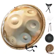 432HZ/440Hz Handpan Drum 18 Inch 9 Notes G Minor Steel Tongue Drum Meditation