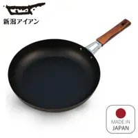 在飛比找ETMall東森購物網優惠-日本新瀉鐵器 鍛鐵平底煎鍋 26cm