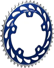 Helix Chainring 44T 1/8" 110mm BCD 5 Arm Hole Old School BMX Single Speed Fixie, Blue,WFS3058-BO