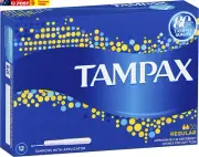 Regular Tampons with Applicator 12 Count