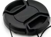 62mm Lens Cap center pinch snap on Front Cover string for Canon Nikon Sony -e165