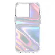 Case-Mate Soap Bubble Case Antimicrobial For iPhone 13 Pro (6.1" Pro)-Iridescent