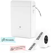 Label Maker Machine with Tape,HP2-S Portable Bluetooth Mini Label Printer,Thermal Label Printer for Home,Office,Kictchen,School,Sticker Printer with Multiple Templates