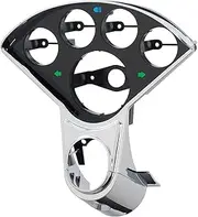 AUTO METER 2207 Direct Fit Dash Panel Gauge Mount (3 3/8", 2 1/16" x4)