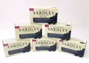 Yardley London Activated Charcoal Moisturizing Bath Soap Bar 4.25 oz 6 Pack