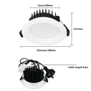 20X 13W LED Downlight 90mm Dimmable/Tri Colour Ceiling Light Day Light AU Plug