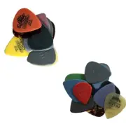 Dunlop Guitar Picks 24 Pack Variety Pack Light, Med & Heavy Tortex Nylon Ultex