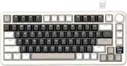 ATTACK SHARK X85PRO Wireless Mechanical Keyboard with TFT Display & Knob, 75% QMK Gasket-Mounted Gaming Keyboard, 2.4G/BT/USB-C Wired,Hot Swappable Linear Switch, 4000mAh,NKRO, RGB,PC/MAC