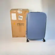 Mixi Design Aluminum Frame Suitcase Checked Luggage 24" - Sapphire Blue
