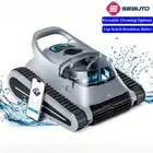2025 Automatic Robotic Pool Vacuum Cleaner Wall Climbing 3 Modes 180 Minutes