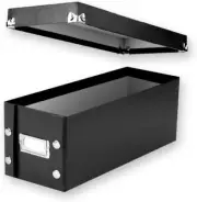 CD Storage Rack Disk Box Holder Case Media Display Space Store Organizer Black