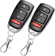 ZENWORYS 2pcs Remote Garage Door Remote, 433.92Mhz Remote for Gate, Remote Control Key Fob, Replacement Garage Door Electric Gate