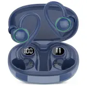 Wireless Earbuds, Bluetooth 5.3 Headphones Sport, Over Ear Buds With ENC Nois...