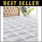 Luxury King Size Mattress Protector - Cooling, Soft, Fits 8-21" Deep Mattresses